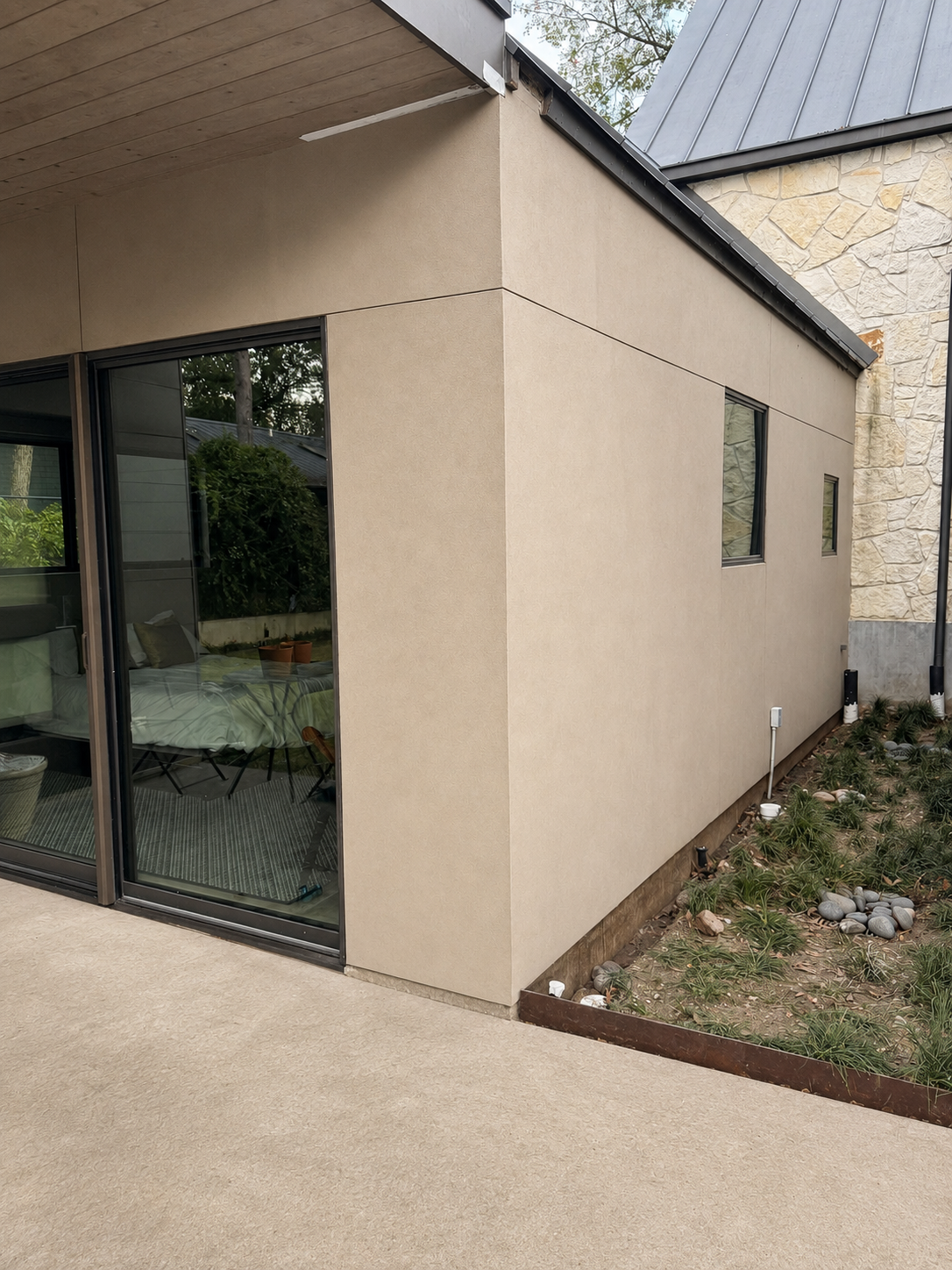 After stucco repair